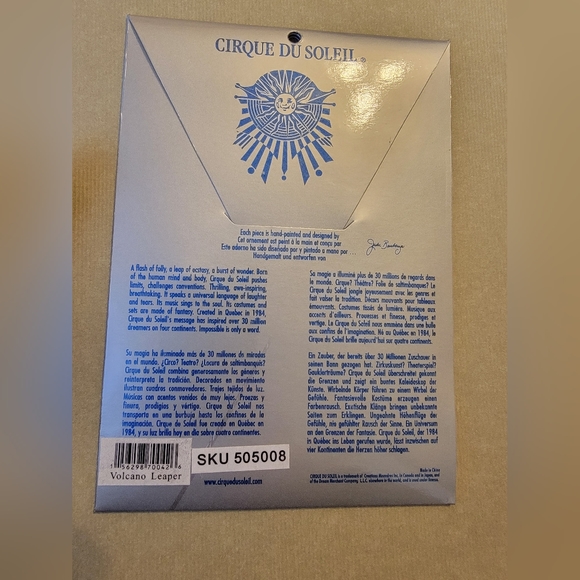 EUC Cirque Du Soleil Ornament "Varekai" - Picture 2 of 2